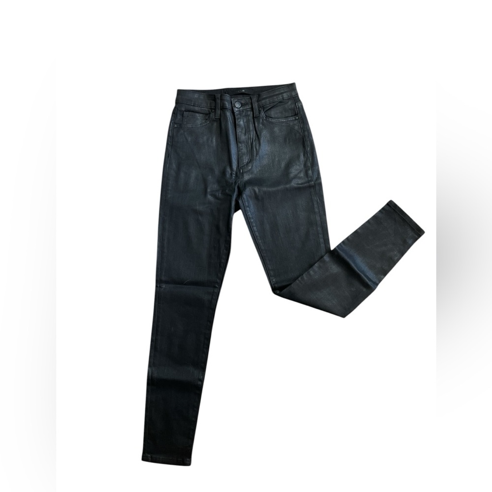 Y7- Shiny  black pants Joe’s 26